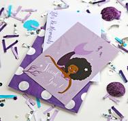 Mermaid Party Thank You Cards